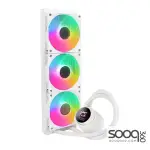 Huntkey GX360R Atlas Shark Cooling 3 Fans -White