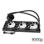 Huntkey GX360R 3 Fan Liquid Cooling System -Black