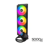 Huntkey GX360R Atlas Shark Cooling 3 Fans -Black