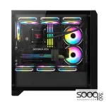 Huntkey GX750A Empty Gaming Case with 3 Fans -Black