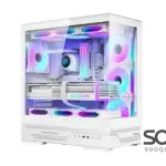 Huntkey GX760A Empty Gaming PC Case without Fans -White