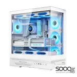 Huntkey GX760A Empty Gaming PC Case without Fans -White
