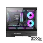 Huntkey GX760AE Fortune Lite Empty PC Gaming Case without Fans -Black
