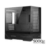 Huntkey GX760AE Fortune Lite Empty PC Gaming Case without Fans -Black