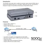 HAING HI-0120-HKE 4K HDMI Extender with USB KVM 120M