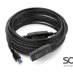 HAING HI-0200-U3E USB 3.0 Extension Cable with Power Adapter 20M