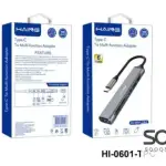 HAING HI-0601-TPC Type-C to 6 Port Multifunction Adapter