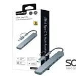 HAING HI-0802-UTA 8-in-1 USB & Type-C To Multi-Function Adapter