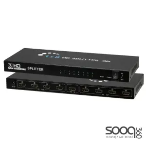 HAING HI-108F 1x8 8 Ports HDMI Powered Splitter for Full HD 1080P & 3D 4K Support