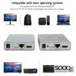 HAING HI-1600-HKE HDMI Extender with USB KVM 60M 1080P