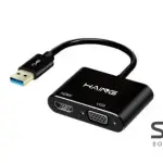 HAING USB 3.0 to HDMI VGA Adapter Converter