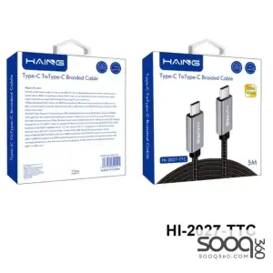 HAING HI-2027-TTC Type-C to Type-C Braided Cable 5M 100W