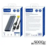 HAING HI-2816-M2 Aluminum M.2 Dyal-Protocol SSD Enclosure