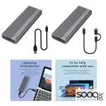 HAING HI-2818-M2 M2 NVME 2in1 SSD Case Aluminum alloy shell