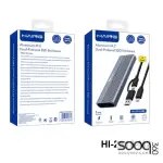 HAING HI-2818-M2 M2 NVME 2in1 SSD Case Aluminum alloy shell