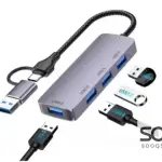HAING HI-3001-TUH USB Type-C 4 Port Hub