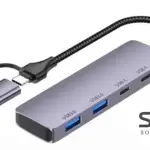 HAING HI-3002-TUH Type-C USB 3.0 Multifunctional 4 Port Adapter Hub