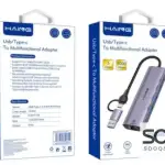 HAING HI-3017-THE 5 in 1 Usb/Type C To Multifunctional Adapter