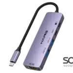 HAING HI-3031-THU 5 IN 1 Type-C To Multifunctional Adapter