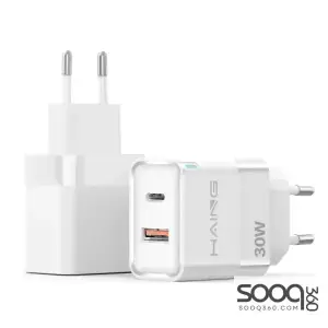 HAING HI-A213 2 ports USB GaN Fast Charger EU 30W