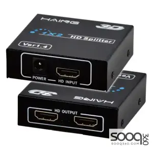 HAING HI-HD102F HD Splitter Ver 1.4 1x2 Full 3D 4Kx2K UK Plug