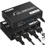 HAING HI-HD104F UHD Splitter Ver 1.4 1x4 Full 3D 4Kx2K UK Plug