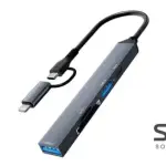 HAING HI-I805 iPhone Lightning/Type-C 5 in 1 to VGA Adapter