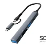 HAING HI-I805 iPhone Lightning/Type-C 5 in 1 to VGA Adapter