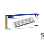 HAING HI-MKB68-BK Mechanical Blue Switch Wired Gaming Keyboard -White