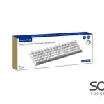 HAING HI-MKB68-BK Mechanical Blue Switch Wired Gaming Keyboard -White