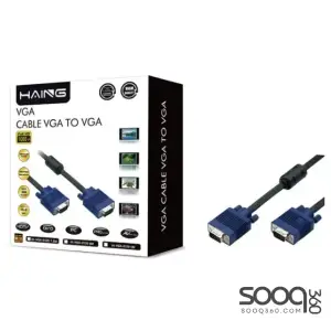 HAING HD15 1080P 15 Pin VGA Male to 15 Pin VGA Male Cable -30M