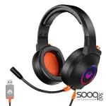 Meetion HP012 RGB 7.1 Virtual Surround Sound Gaming Headset USB