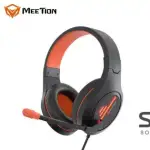 Meetion HP021 Stereo Backlit Gaming Wired Headset -Black&Orange