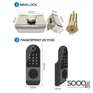 Digital Electric HR-FC188L Rim Lock