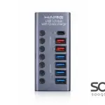 HAING HUB-985D Aluminum USB 3.0 Type-C Hub with Power 36W
