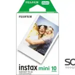 Fujifilm Instax Mini Instant Film Single Pack (White)- 10 Sheet