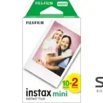 Fujifilm Instax Mini Instant Film Twin Pack (White)- 20 Sheet