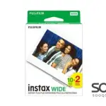 Fujiflim Instax Wide Film 2 Pack (White) -20 Sheet