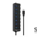 Kai Ping KP-3017 USB 3.0 7 Port Hub with Power Adapter