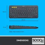 Logitech K380 Multi-Device Bluetooth Keyboard -Grey