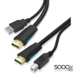 4-Port HDMI USB KVM Switch