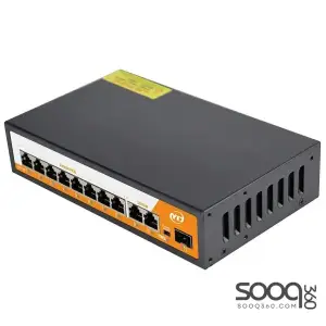 LS-DS0802A-DP10 8 Port POE 8+2 10/100 Switch