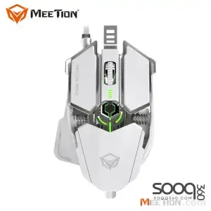 MeeTion MT-M990S RGB Programmable Gaming Mouse -White