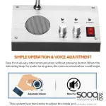 Dual-way Counter MIC-9908 Interphone