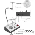 Dual-way Counter MIC-9908 Interphone