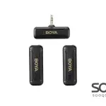 BOYA BY-WM3T2 2.4GHz AUX 3.5mm Wireless Microphone System (Two Mic)