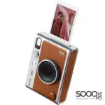 FUJIFILM INSTAX Mini EVO Instant Digital Camera -Brown