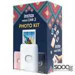 Fujifilm Instax Mini Link 2 Smartphone Photo Kit Printer with 20 Sheets -Space Blue