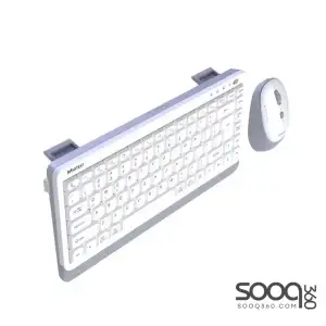 Meetion Mini5000 Silent Dual-Mode Mini Office Wireless keyboard & Mouse Combo -White