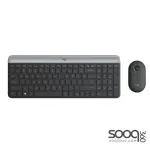 Logitech MK470 Slim Silent Wireless Keyboard & Mouse COMBO -Black